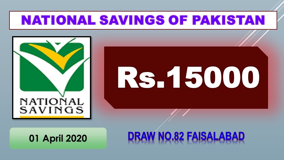 Rs 15000 Prize Bond Held in Faisalabad
